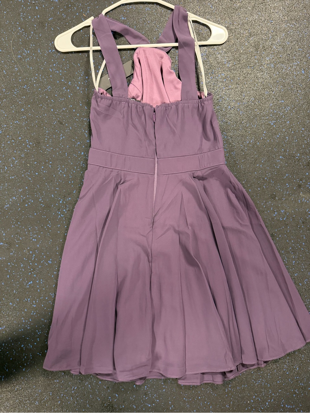 Lulu's Dusty Plum Flowy Dress